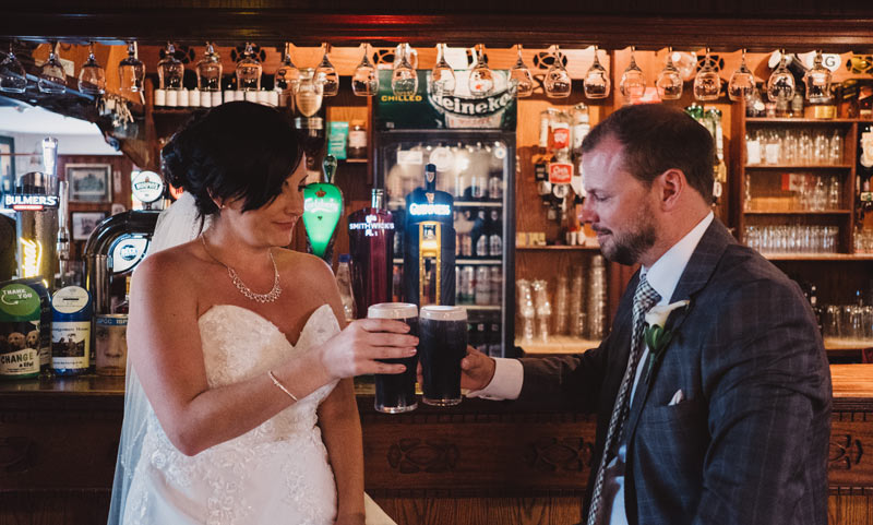 wedding pints of guinness